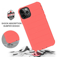 3-In-1 Hybrid Heavy Duty Holster Combo Case For APPLE IPHONE 11 PRO In Pink