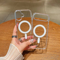 Magnetic Wireless Charging TPU Bumper Case For iPhone 17 In Clear , SKU: PC34-IPH17CL