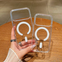 Magnetic Wireless Charging TPU Bumper Case For iPhone 17 MAX In Clear , SKU: PC34-IPH17PROMAXCL