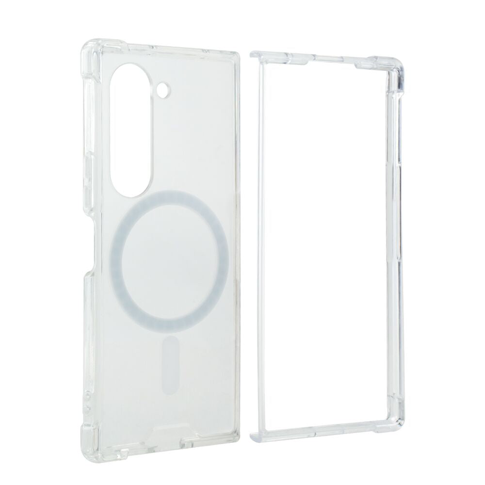 Magnetic Wireless Charging TPU Bumper Case For Z FOLD 6 In Clear