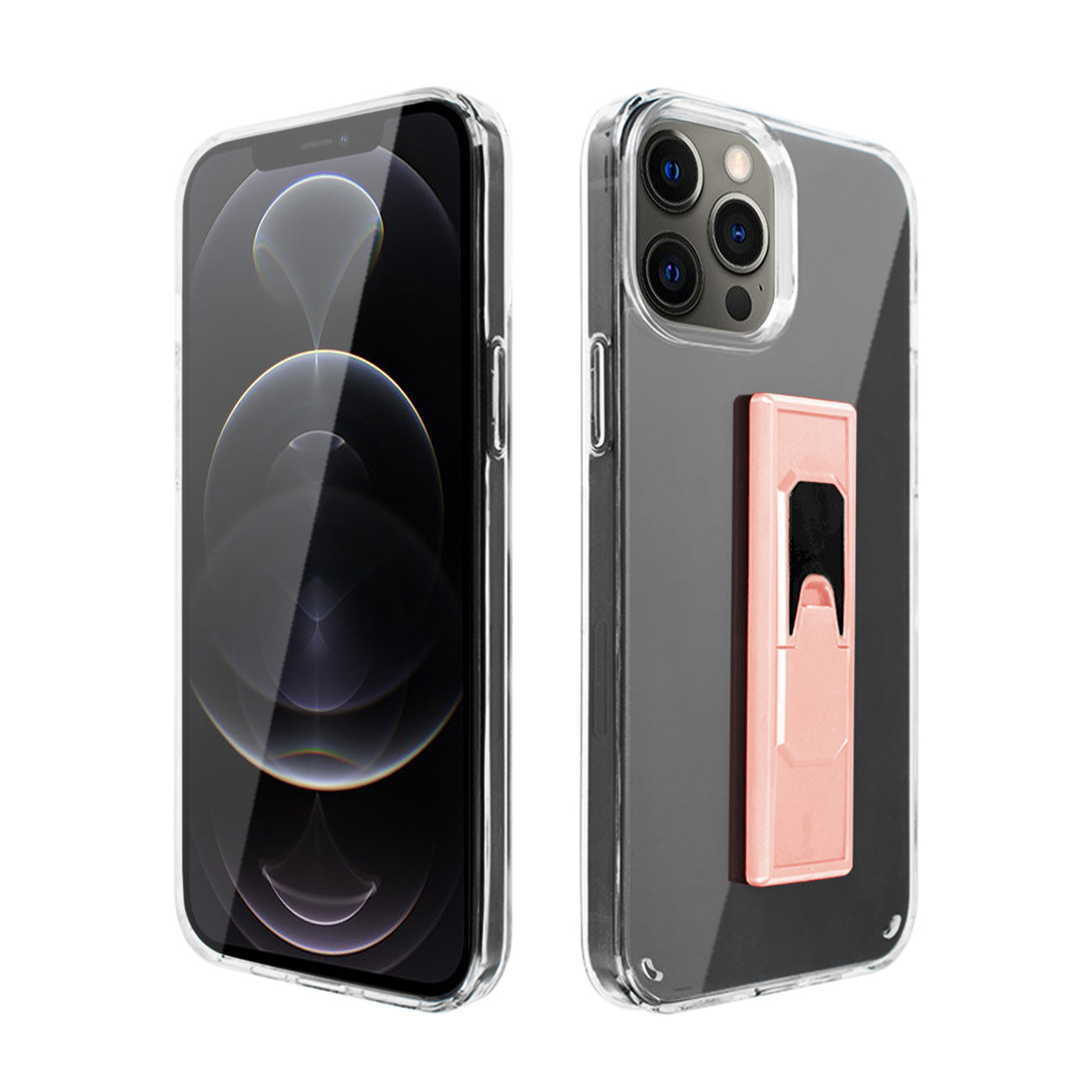 TPU Bumper Shockproof Case With Embedded Coil APPLE IPHONE 12/IPHONE 12 PRO In Pink
