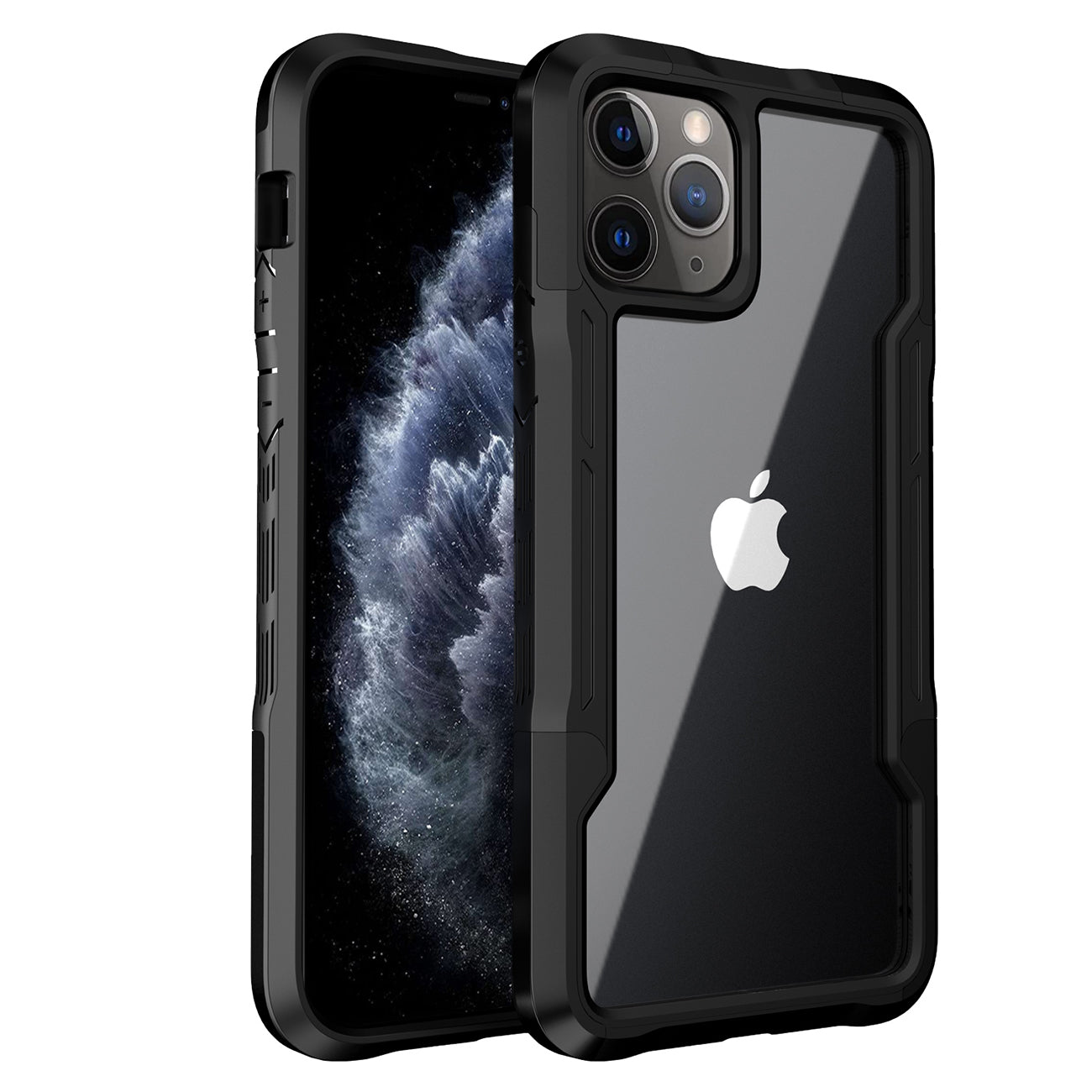Shockproof Excellent Grip with Silky Feeling for Apple iPhone 11 Pro Max In Black