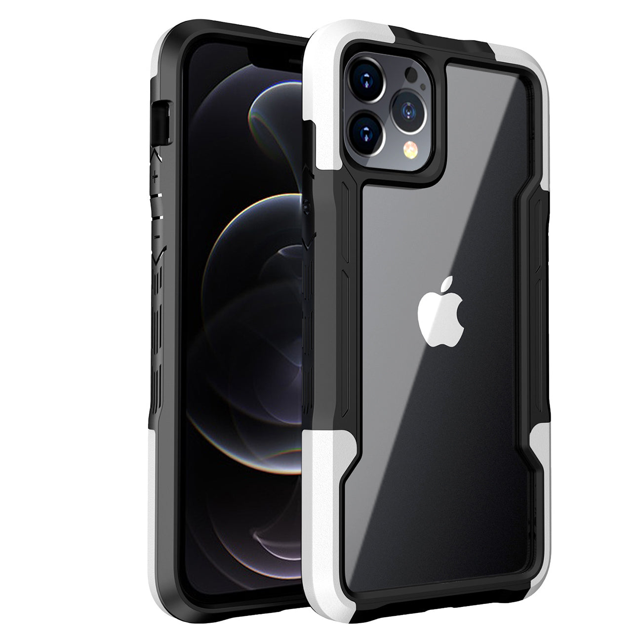 Shockproof Excellent Grip with Silky Feeling for Apple iPhone 12 Pro Max In White