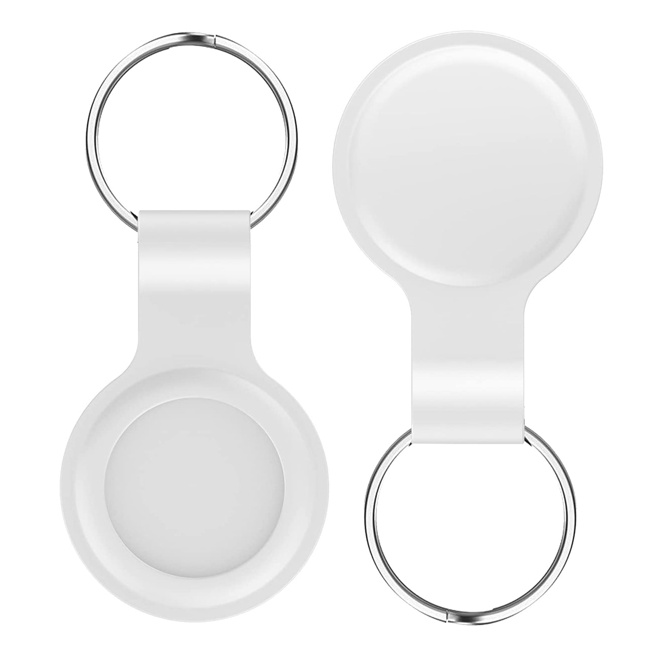 Reiko Silicone Protective Case for Apple AirTag In White