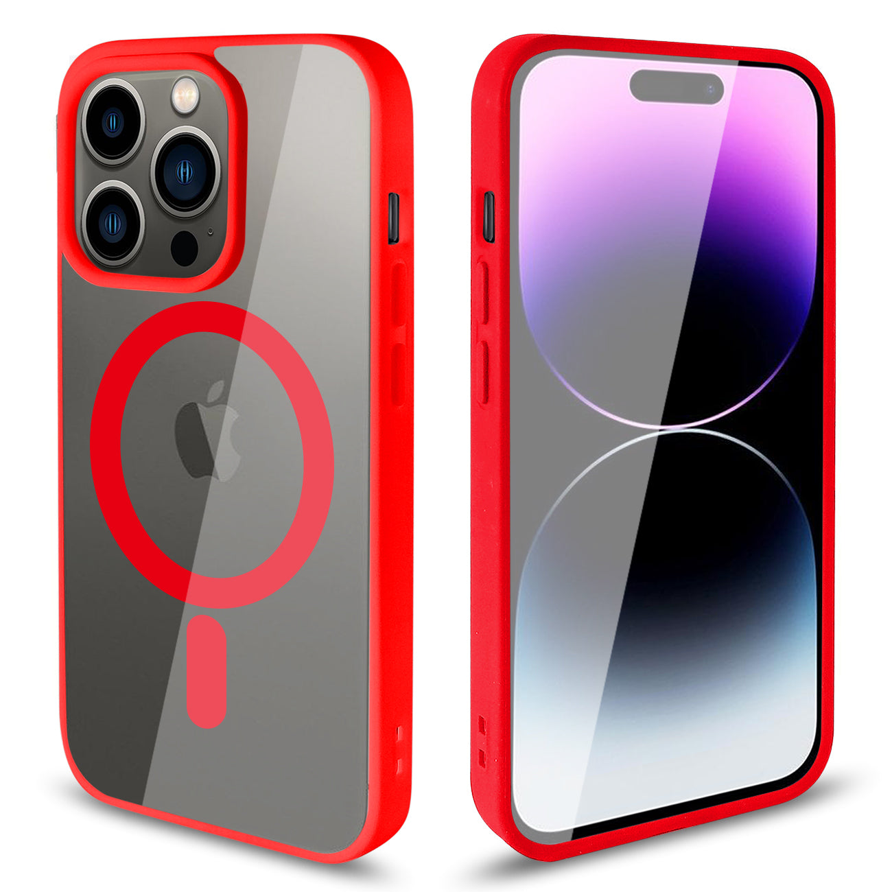 Mobile Phone Protection Shell Transparent Back Cover Phone Shell fashion design magnetic 2 in 1 mobi ...