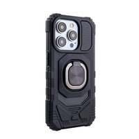 Kickstand Ring Holder TPU Shockproof Case for iPhone 15  PRO in Black