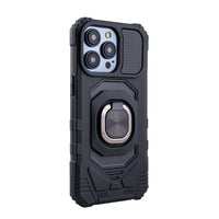 Kickstand Ring Holder TPU Shockproof Case for iPhone 15  PRO MAX in Black