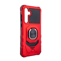 Kickstand Ring Holder TPU Shockproof Case for Samsung Galaxy A35 in Red