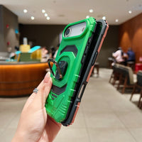 Kickstand Ring Holder TPU Shockproof Case for iPhone 17 AIR in Red , SKU: PC65-IPH17AIRRD