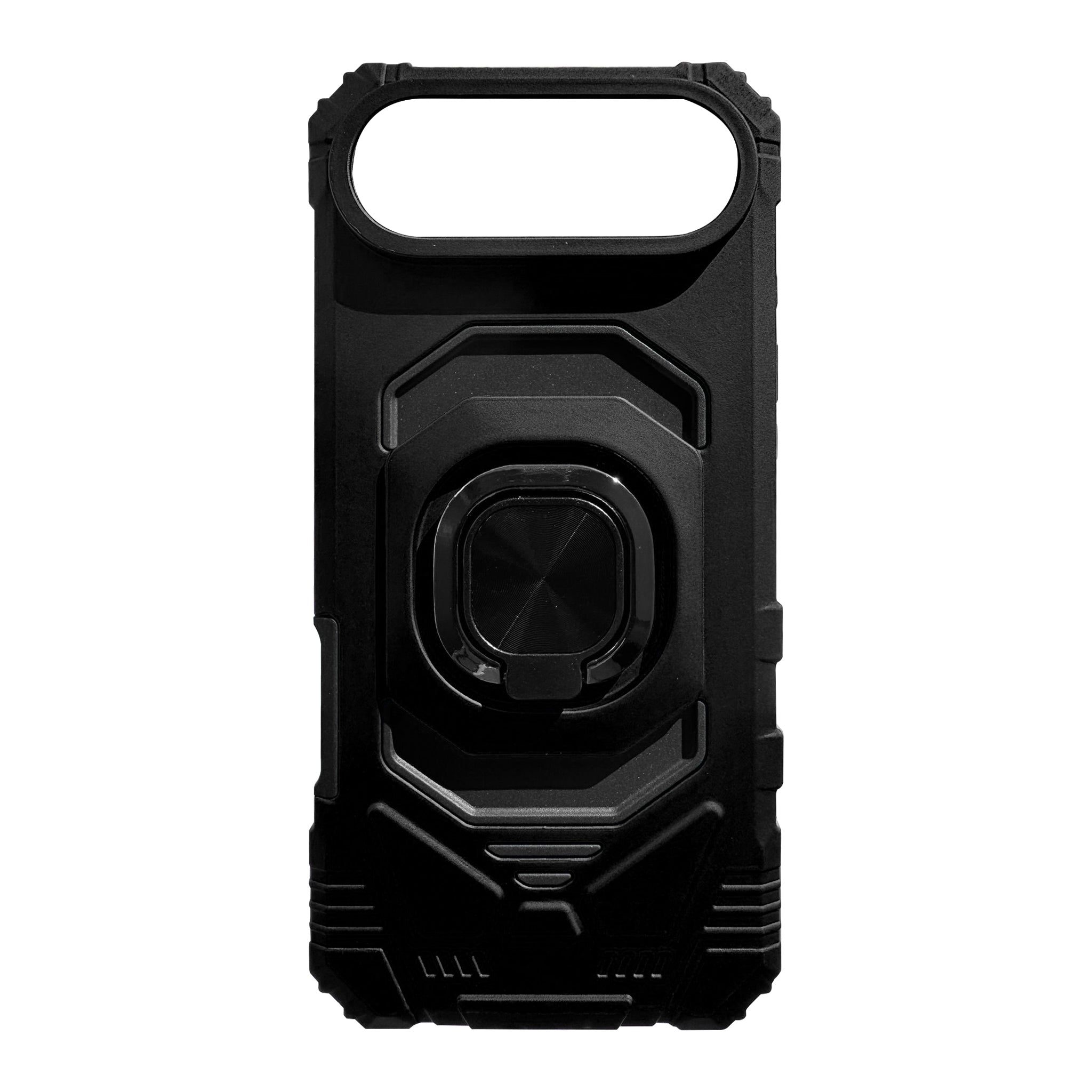 Kickstand Ring Holder TPU Shockproof Case for iPhone 17 AIR in Black , SKU: PC65-IPH17AIRBK
