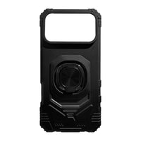Kickstand Ring Holder TPU Shockproof Case for iPhone 17 PRO in Black , SKU: PC65-IPH17PROBK