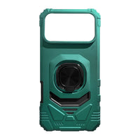 Kickstand Ring Holder TPU Shockproof Case for IPHONE 17 PRO in Green  , SKU: PC65-IPH17PROGR