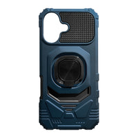 Kickstand Ring Holder TPU Shockproof Case for IPHONE 17 in Blue, SKU: PC65-IPH17BL