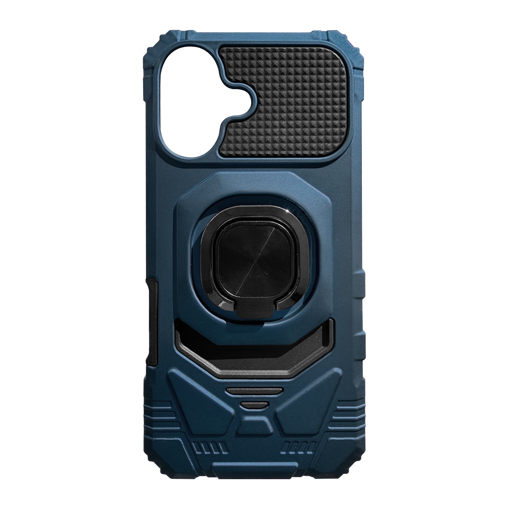 Kickstand Ring Holder TPU Shockproof Case for IPHONE 17 in Blue, SKU: PC65-IPH17BL