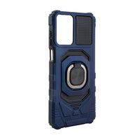 Kickstand Ring Holder TPU Shockproof Case for Motorola Moto G 5G (2024) in BLUE