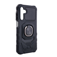 Kickstand Ring Holder TPU Shockproof Case for Samsung Galaxy A15 in Black