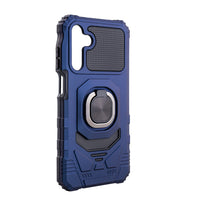 Kickstand Ring Holder TPU Shockproof Case for Samsung Galaxy A15 in Blue