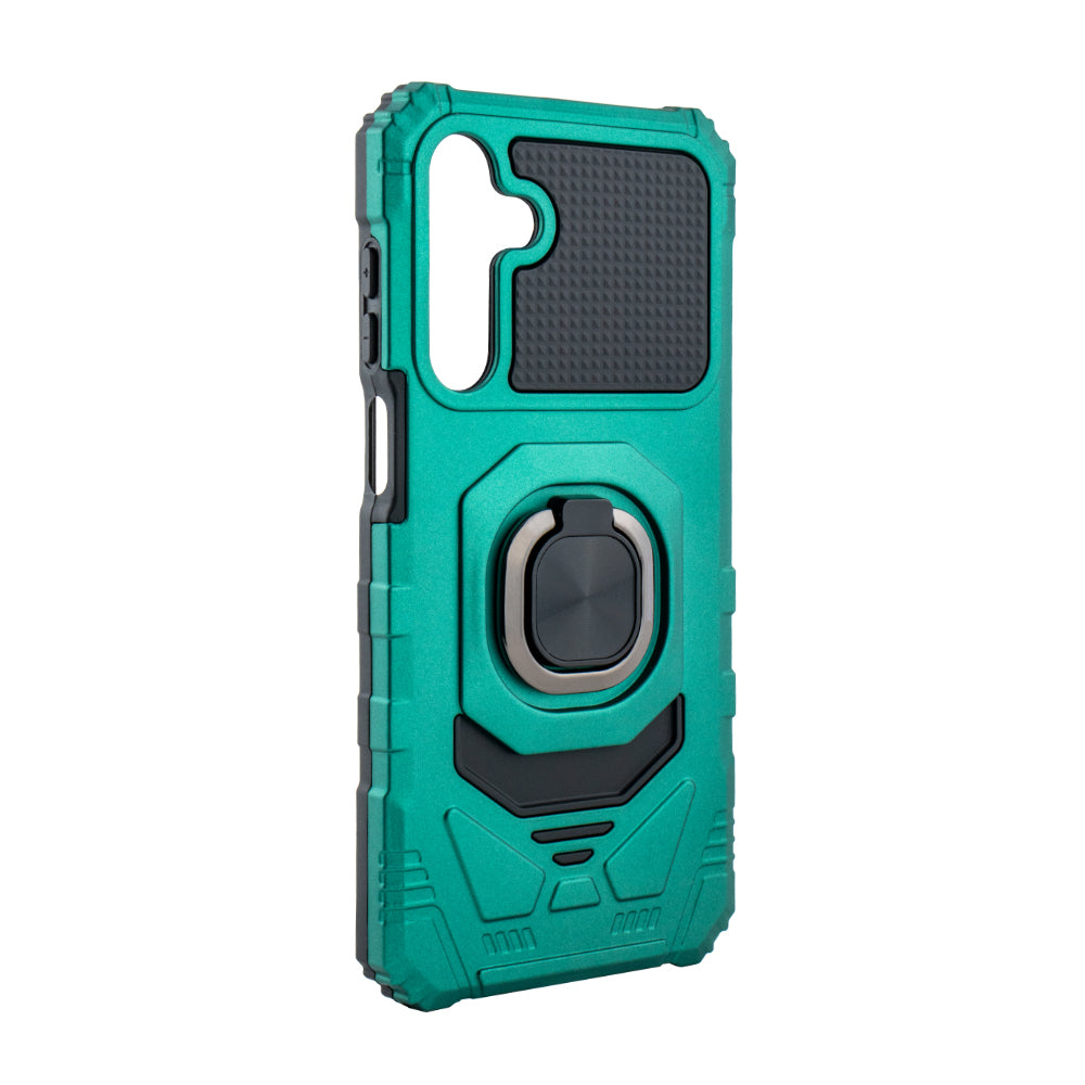 Kickstand Ring Holder TPU Shockproof Case for Samsung Galaxy A16 in GREEN