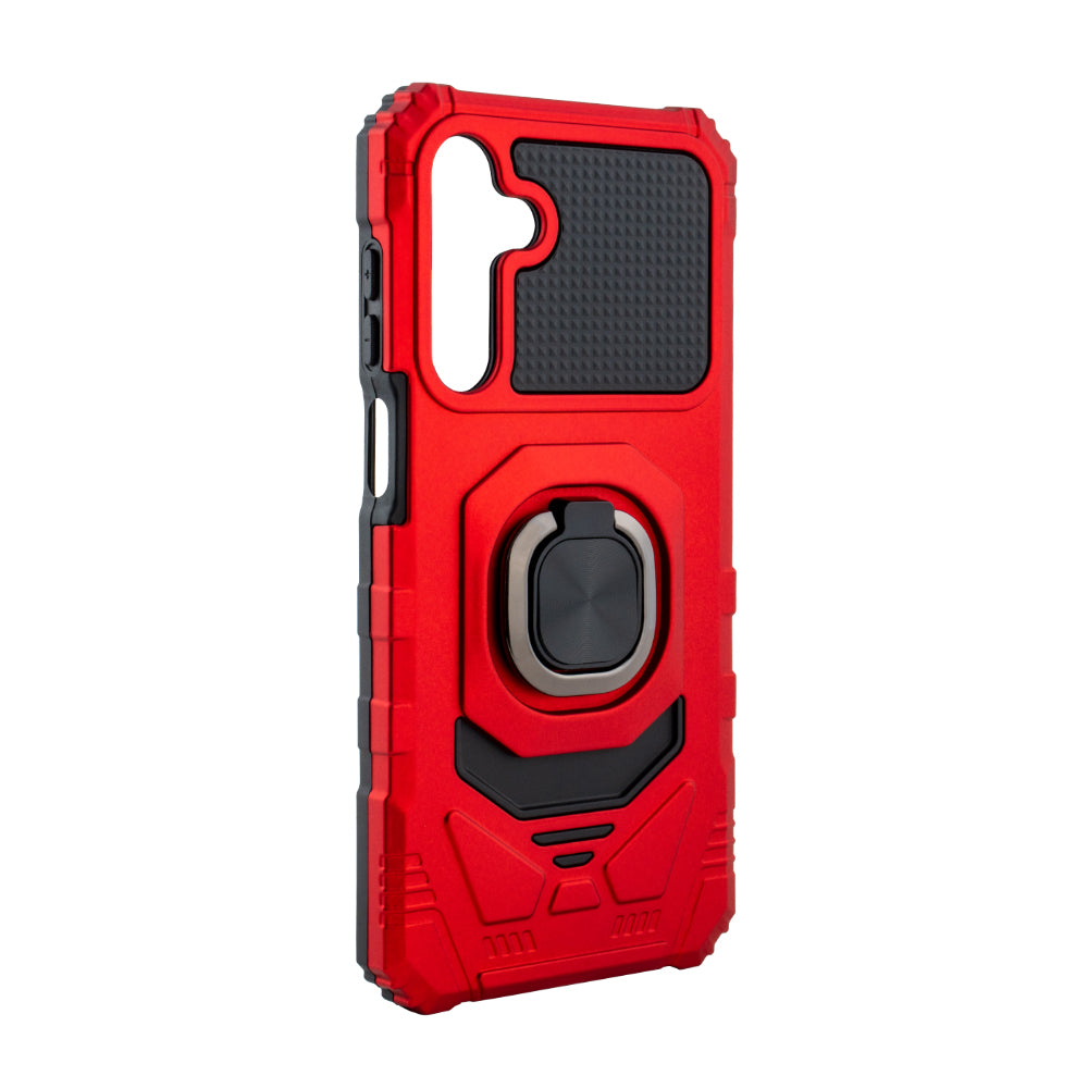 Kickstand Ring Holder TPU Shockproof Case for Samsung Galaxy A16 in RED