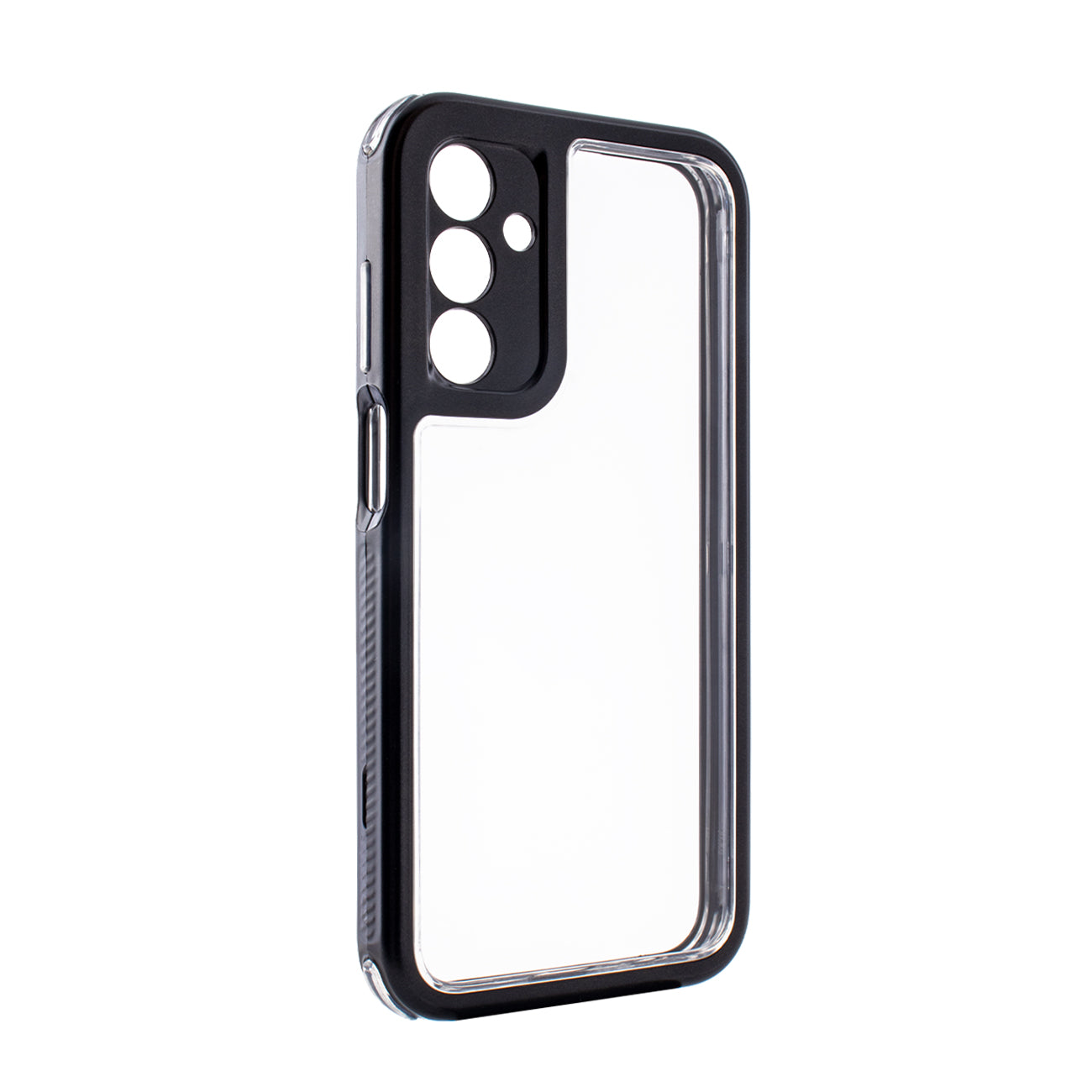 Heavy Duty Transparent Shockproof Protection 3-in-1 Hybrid Protective Case For GALAXY A15 5G In Black