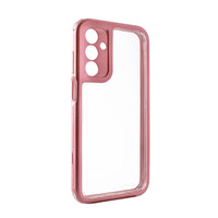 Heavy Duty Transparent Shockproof Protection 3-in-1 Hybrid Protective Case For GALAXY A15 5G In Pink