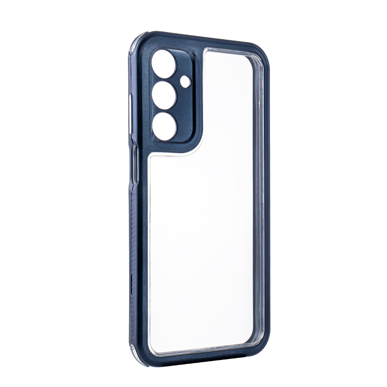 Heavy Duty Transparent Shockproof Protection 3-in-1 Hybrid Protective Case For GALAXY A25 5G In Blue