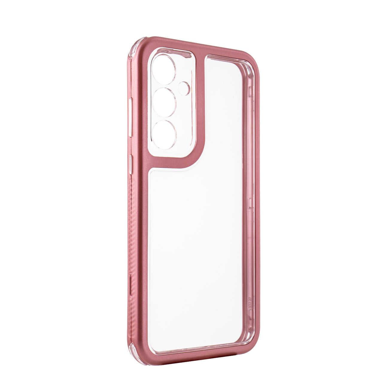 Heavy Duty Transparent Shockproof Protection 3-in-1 Hybrid Protective Case For GALAXY A35 5G In Pink