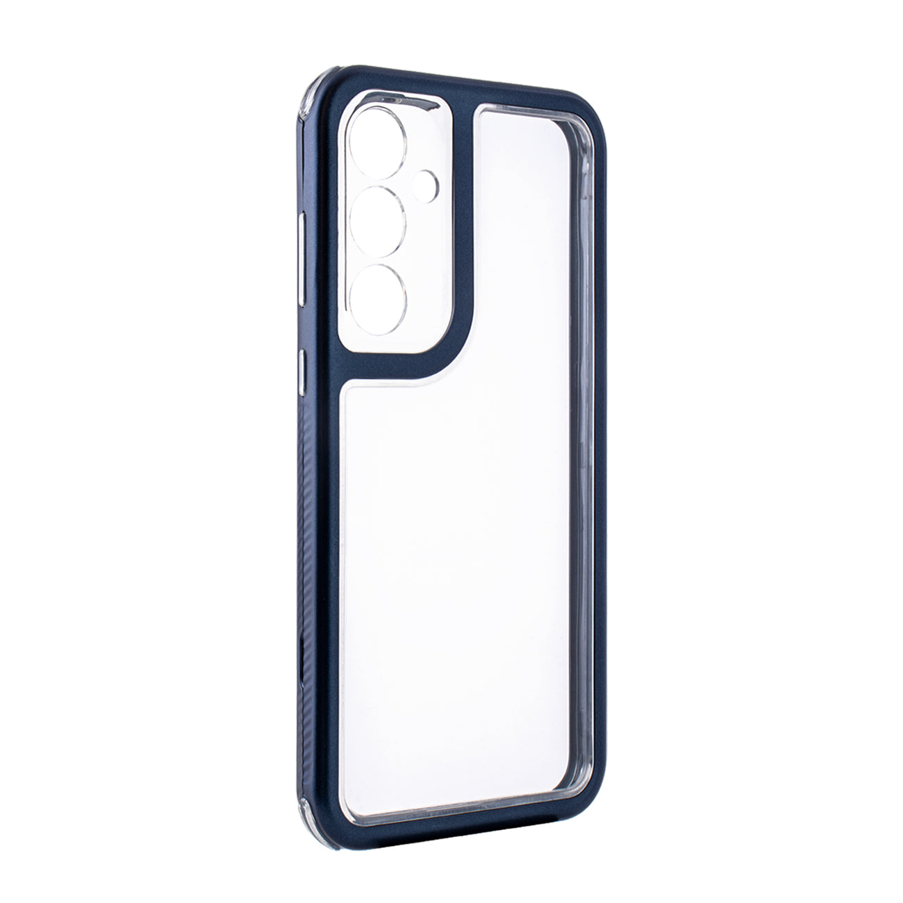 Heavy Duty Transparent Shockproof Protection 3-in-1 Hybrid Protective Case For GALAXY A55 5G In Blue