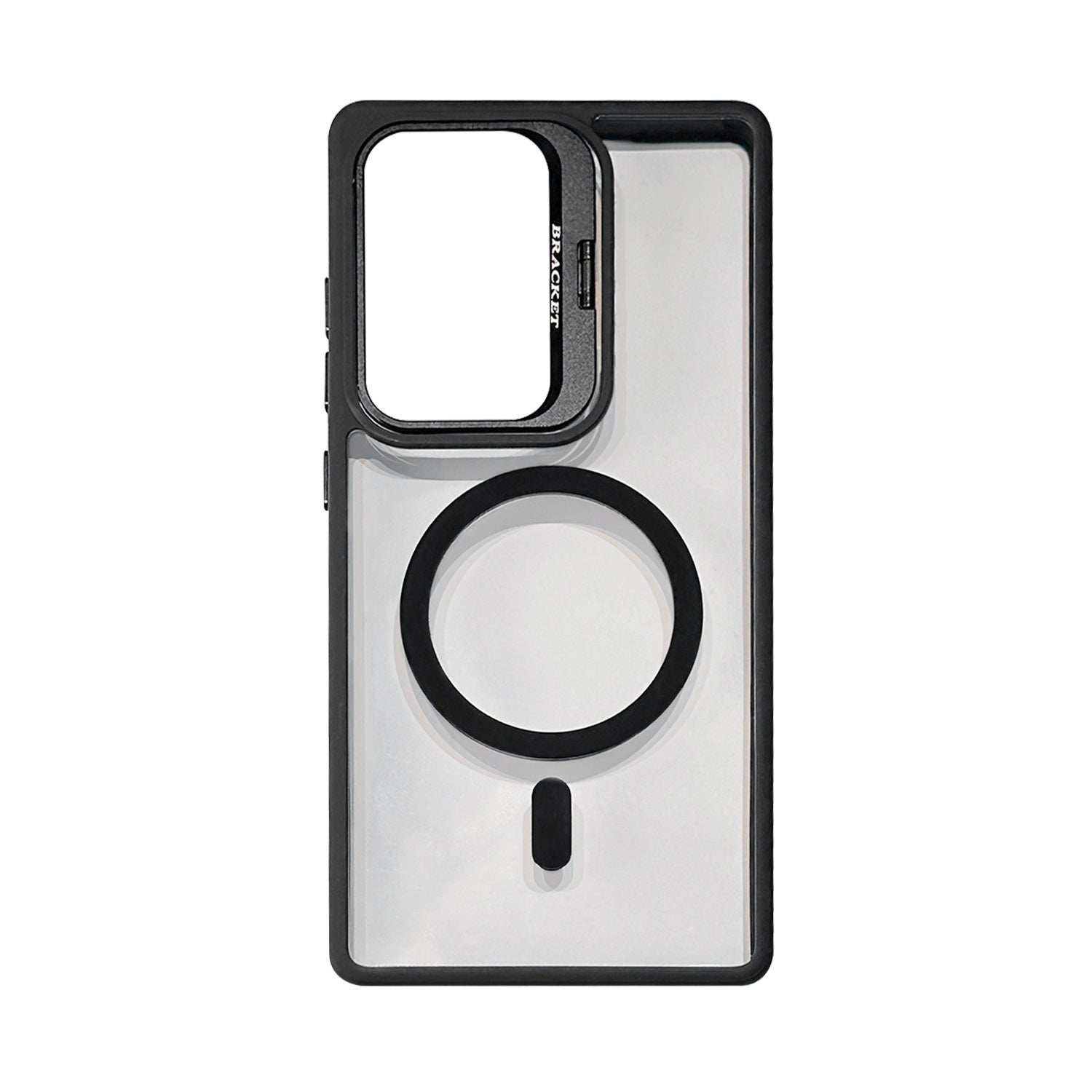 Magnetic Phone Case with Built-in Invisible Kickstand Compatible with Samsung Galaxy S25 ULTRA (PC70-SAMS25UBK))