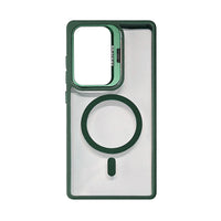 Magnetic Phone Case with Built-in Invisible Kickstand Compatible with Samsung Galaxy S25 ULTRA (PC70-SAMS25UGR)