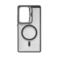 Magnetic Phone Case? with Built-in Invisible Kickstand Compatible with Samsung Galaxy S25 PLUS（PC70-SAMS25PGY)