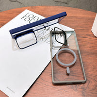 Magnetic Phone Case with Built-in Invisible Kickstand Compatible with Samsung Galaxy S25 （PC70-SAMS25PP)