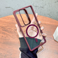 Magnetic Phone Case with Built-in Invisible Kickstand Compatible with Samsung Galaxy S25 ULTRA (PC70-SAMS25URD)
