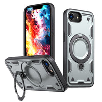 Reiko 360¡ã Rotating Magnetic Versatile Stand Gray Compatible with iPhone 16E