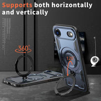 Reiko 360¡ã Rotating Magnetic Versatile Stand Navy Blue Compatible with iPhone 17 AIR  , SKU: PC73-IPH17AIRNV
