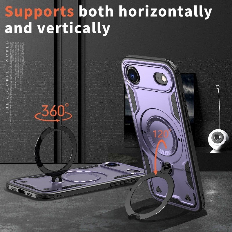 Reiko 360¡ã Rotating Magnetic Versatile Stand Purple Compatible with iPhone 17 AIR  , SKU: PC73-IPH17AIRPP
