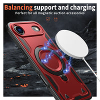 Reiko 360¡ã Rotating Magnetic Versatile Stand Red Compatible with iPhone 17 AIR  , SKU: PC73-IPH17AIRRD