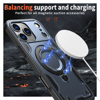 Reiko 360¡ã Rotating Magnetic Versatile Stand Navy Blue Compatible with iPhone 17 PRO MAX   , SKU: PC73-IPH17MAXNV