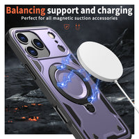 Reiko 360¡ã Rotating Magnetic Versatile Stand Purple Compatible with iPhone 17 PRO , SKU: PC73-IPH17PROPP