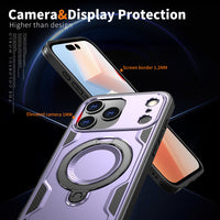Reiko 360¡ã Rotating Magnetic Versatile Stand Purple Compatible with iPhone 17 PRO , SKU: PC73-IPH17PROPP