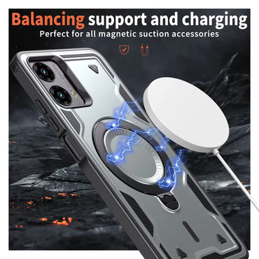 Reiko 360¡ã Rotating Magnetic Versatile Stand Navy Compatible with SAMSUNG A07 , PC73-SAMA07-4GNV