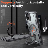 Reiko 360¡ã Rotating Magnetic Versatile Stand Red Compatible with SAMSUNG A07 ,PC73-SAMA07-4GRD
