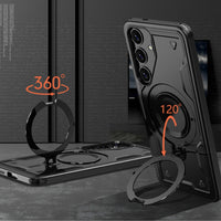 Reiko 360¡ã Rotating Magnetic Versatile Stand Purple Compatible with SAMSUNG A26 ,  PC73-SAMA26PP