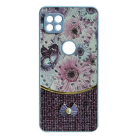 Sparkle Glitter Bling  Phone Case in Purple  With Colorful Cover For Motorola Moto G 5G
