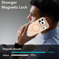 Reiko Built-in Stash Stand, Shockproof, Sturdy, Compatible with MagSafe Protection  Stylish Cover,  Compatible with IPHONE 17  , PC76-IPH17PP