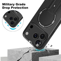 TPU PC kickstand Magnetic Phone Case