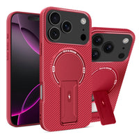TPU PC kickstand Magnetic Phone Case