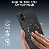 TPU PC kickstand Magnetic Phone Case