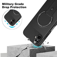 TPU PC kickstand Magnetic Phone Case