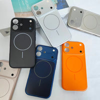 Reiko Magnetic Wireless Charging with lens protector TPU Bumper Case